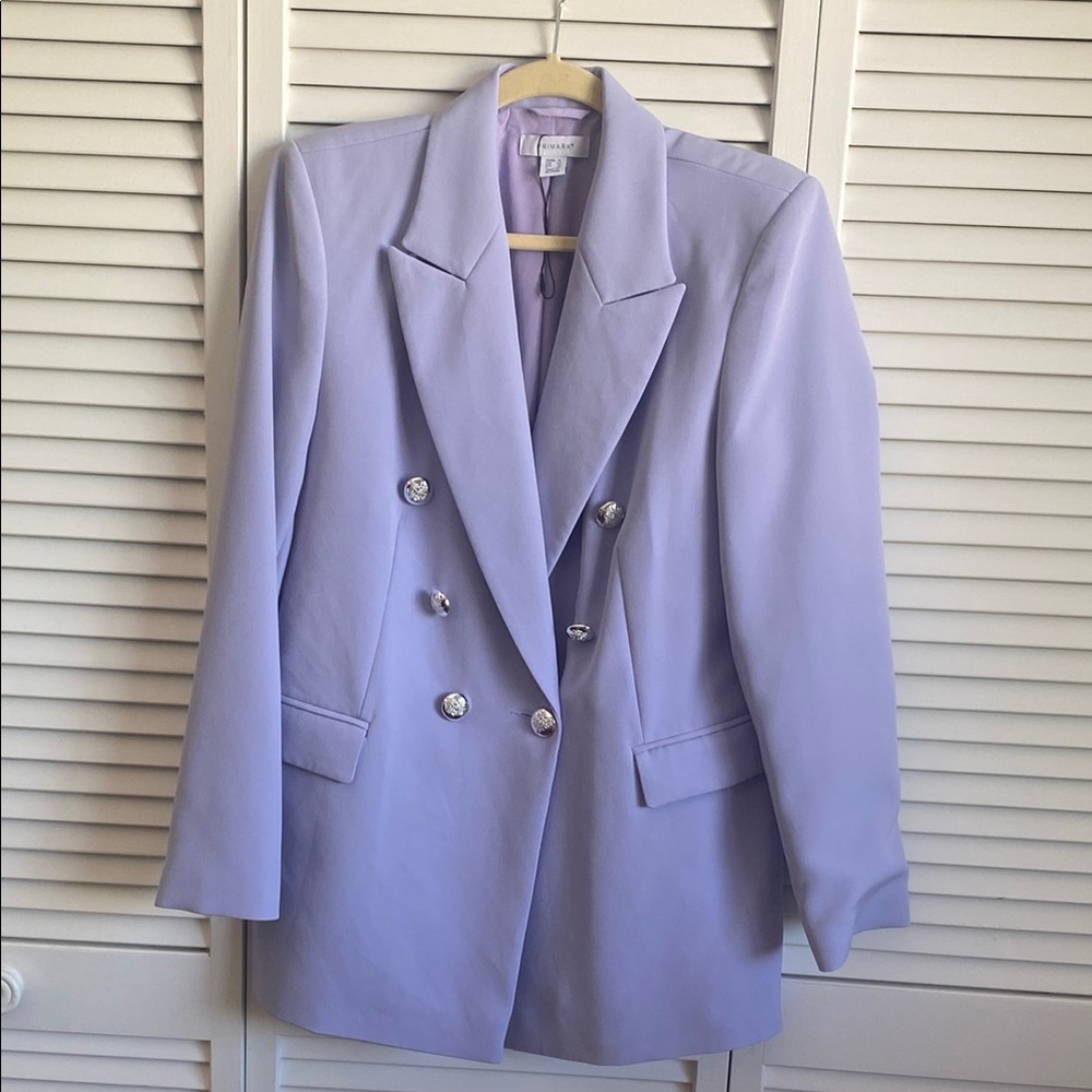 Primark Purple Double-Breasted Blazer
